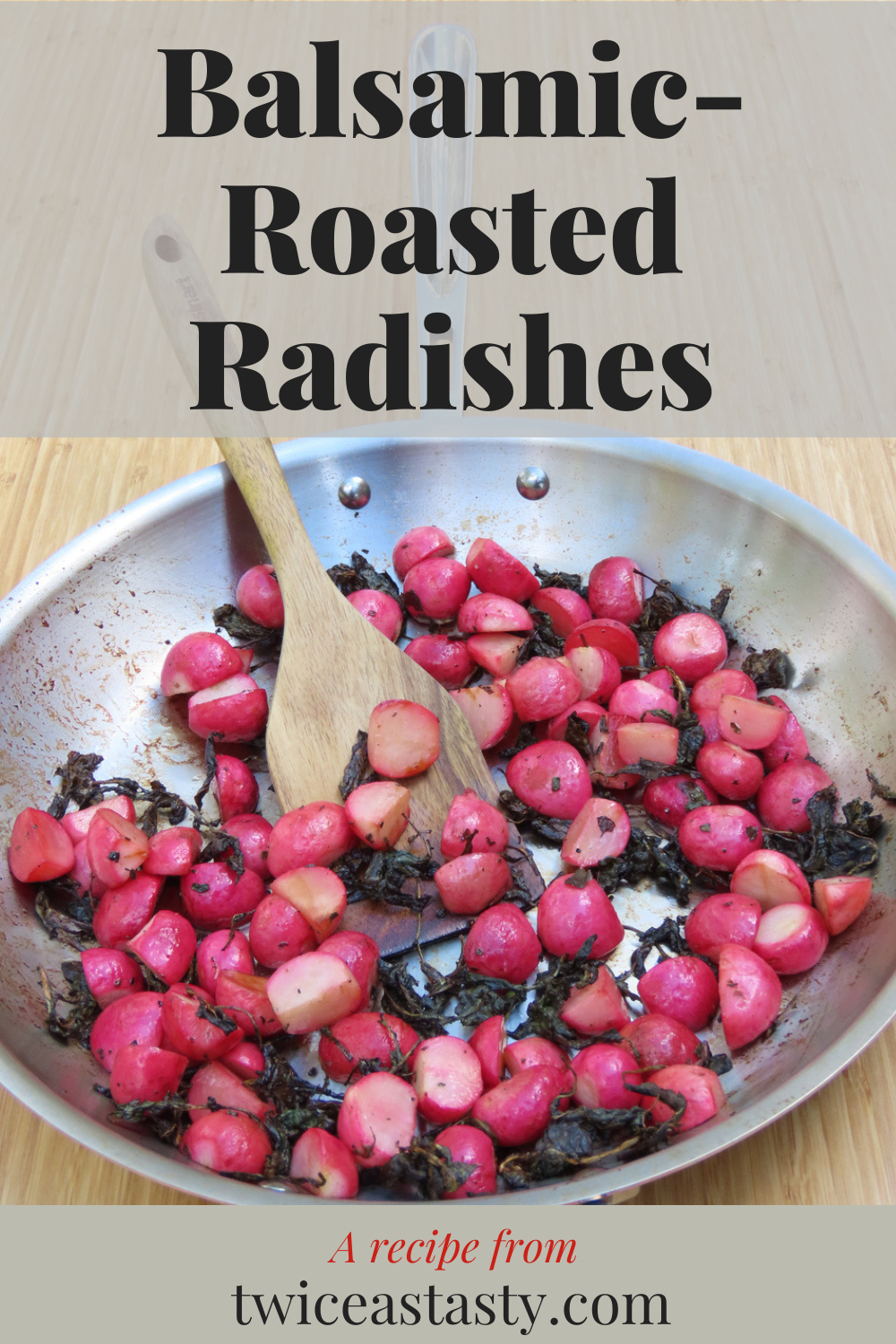Salad radishes, which we typically think of eating raw, and giant daikon radish can both be roasted—and taste delicious pickled. Get spring vegetable recipes at TwiceasTasty.com.