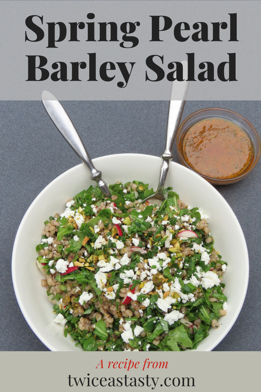 Cook a double batch of pearl barley, bulgur, potatoes, or beans to use in a hot meal and then fold the rest into fresh lunch salads throughout the week. Get salad recipes at TwiceasTasty.com.