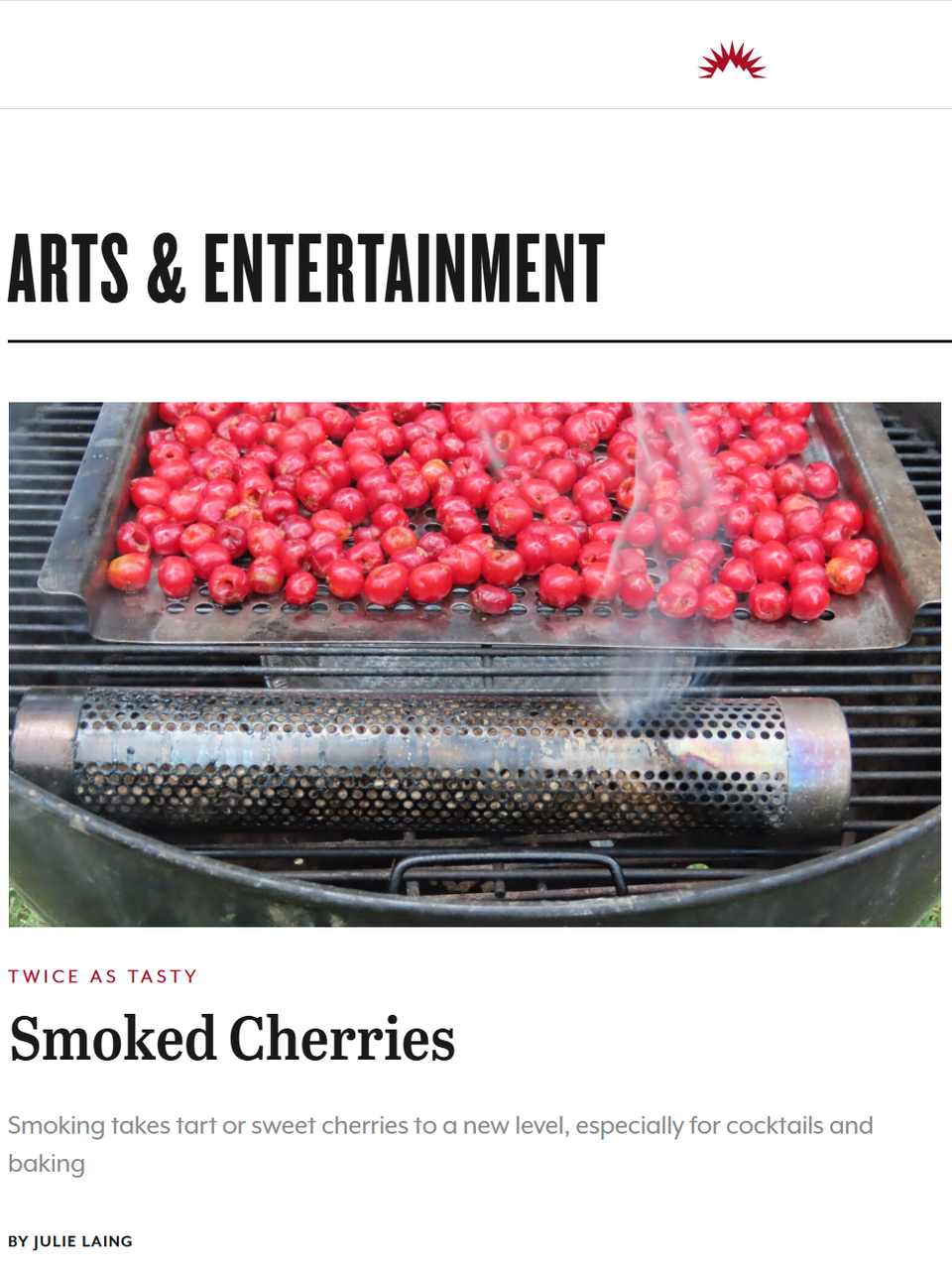 Smoking vegetables and fruit is just as effective as grilling at adding flavor and can be done just as simply and affordably. Learn more at TwiceasTasty.com.