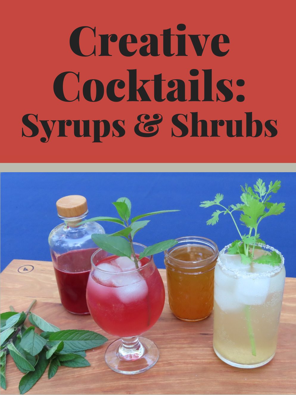 Creative Cocktails: Syrups and Shrubs workshop