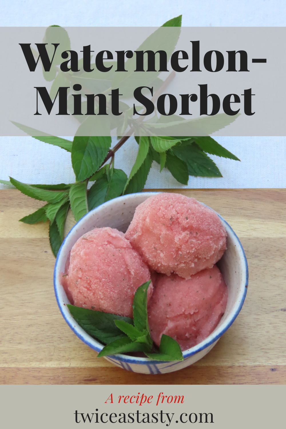 Because watermelon stops ripening the moment it’s harvested, I try to use it the day I buy it—and to use every bit I can. Get top-to-root recipes at TwiceasTasty.com.
