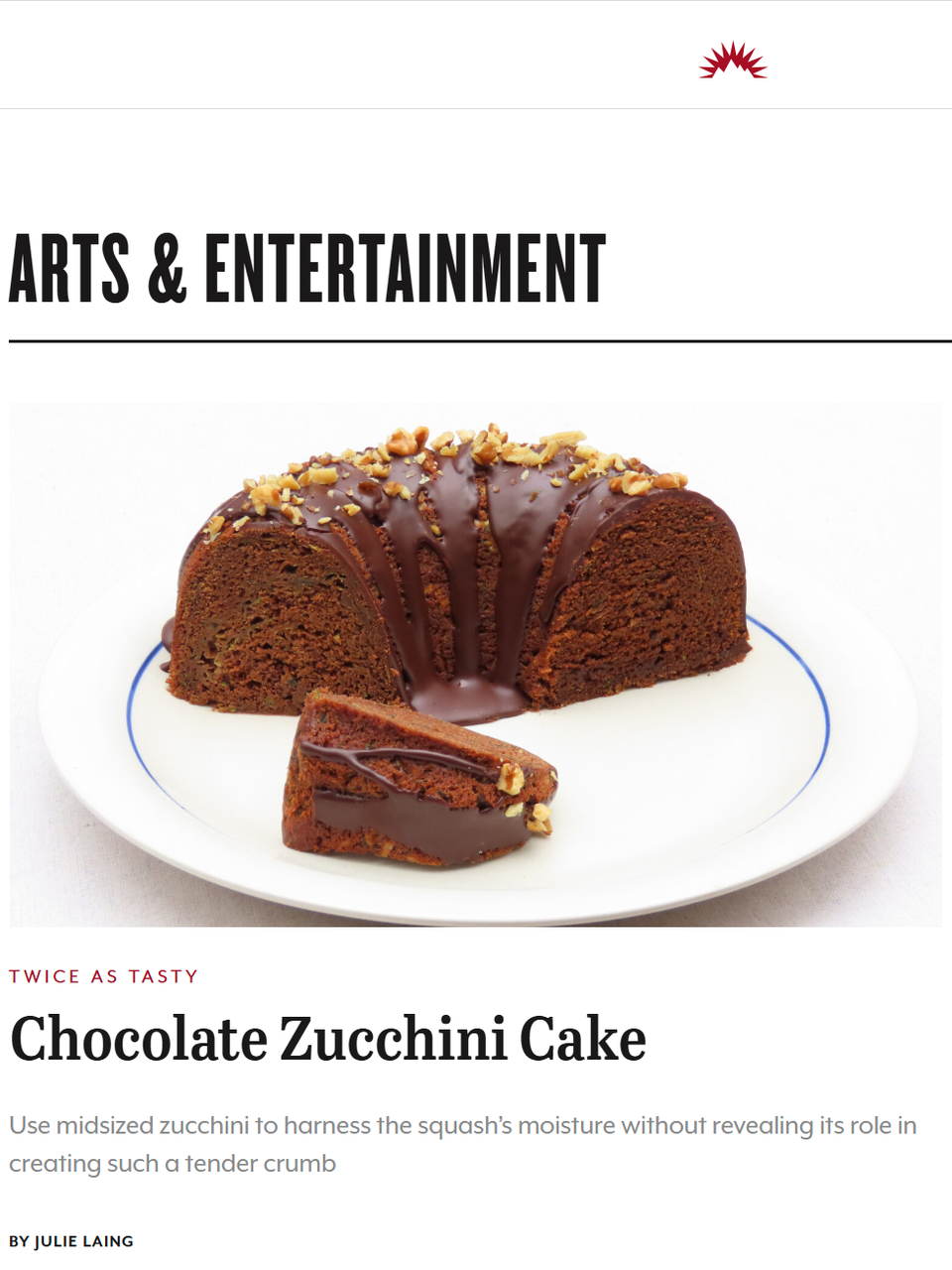 My first choices for using zucchini always savory, but it also bakes beautifully into sweets, such as bread and cake. Learn more at TwiceasTasty.com.
