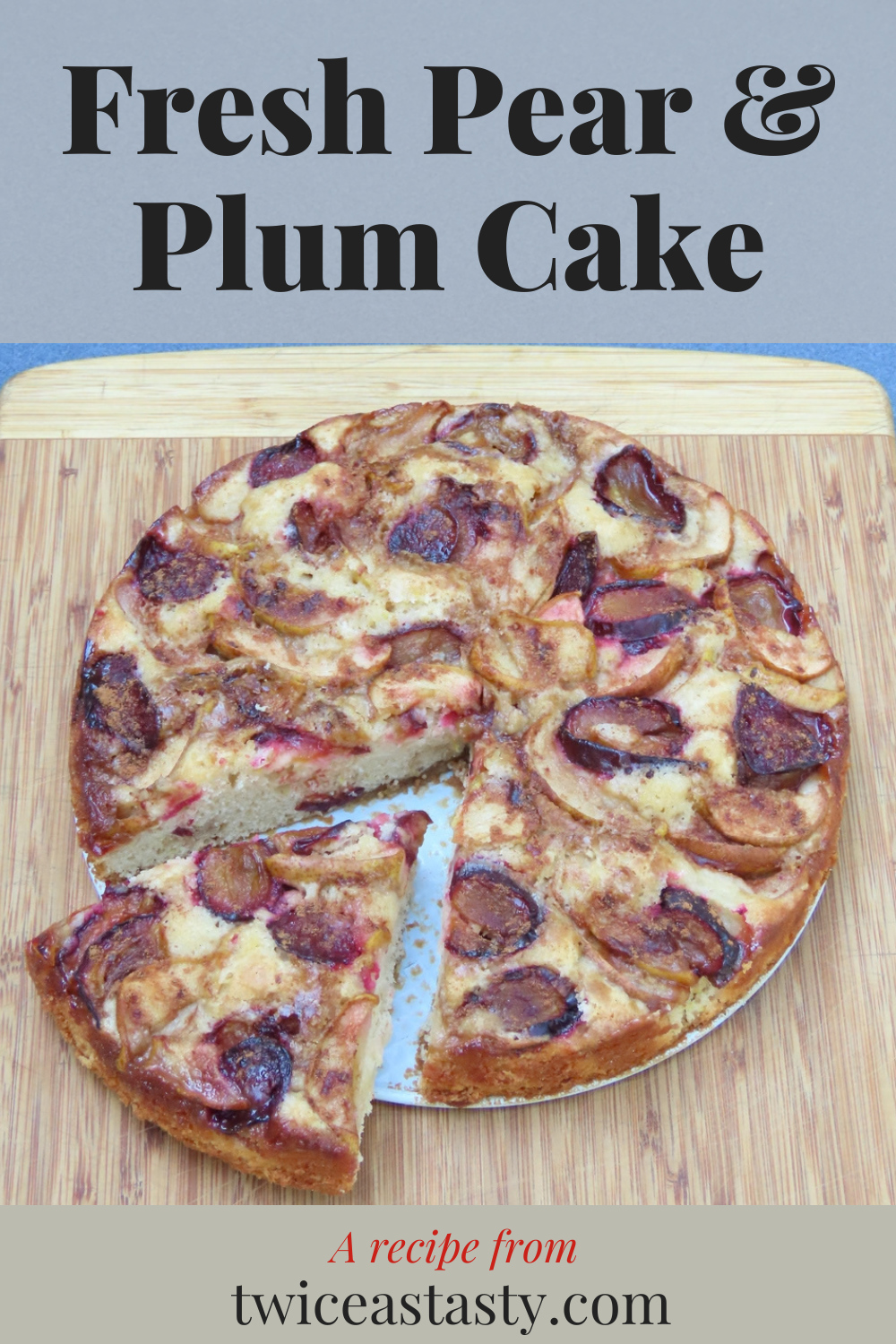 The new cake recipe I share in my latest column is surprisingly light, considering the density of its fruity topping, and was an instant hit. Get fall fruit recipes at TwiceasTasty.com.